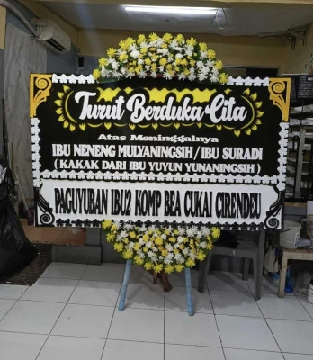 Papan Bunga di Kuningan Barat