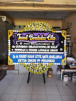 Papan Bunga di Kuningan Barat
